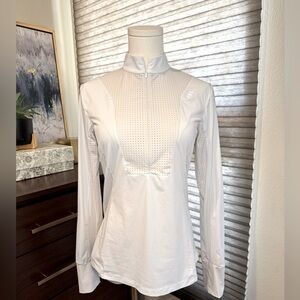 🐴 Alessandro Albanese Women's Vilamora Long Sleeve Zip Competition Shirt Size M